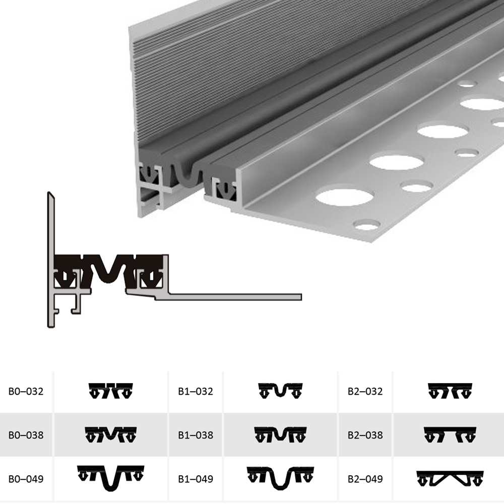 Закладной профиль для деформационного шва ДШВ-20-УГЛ/055 В2-060